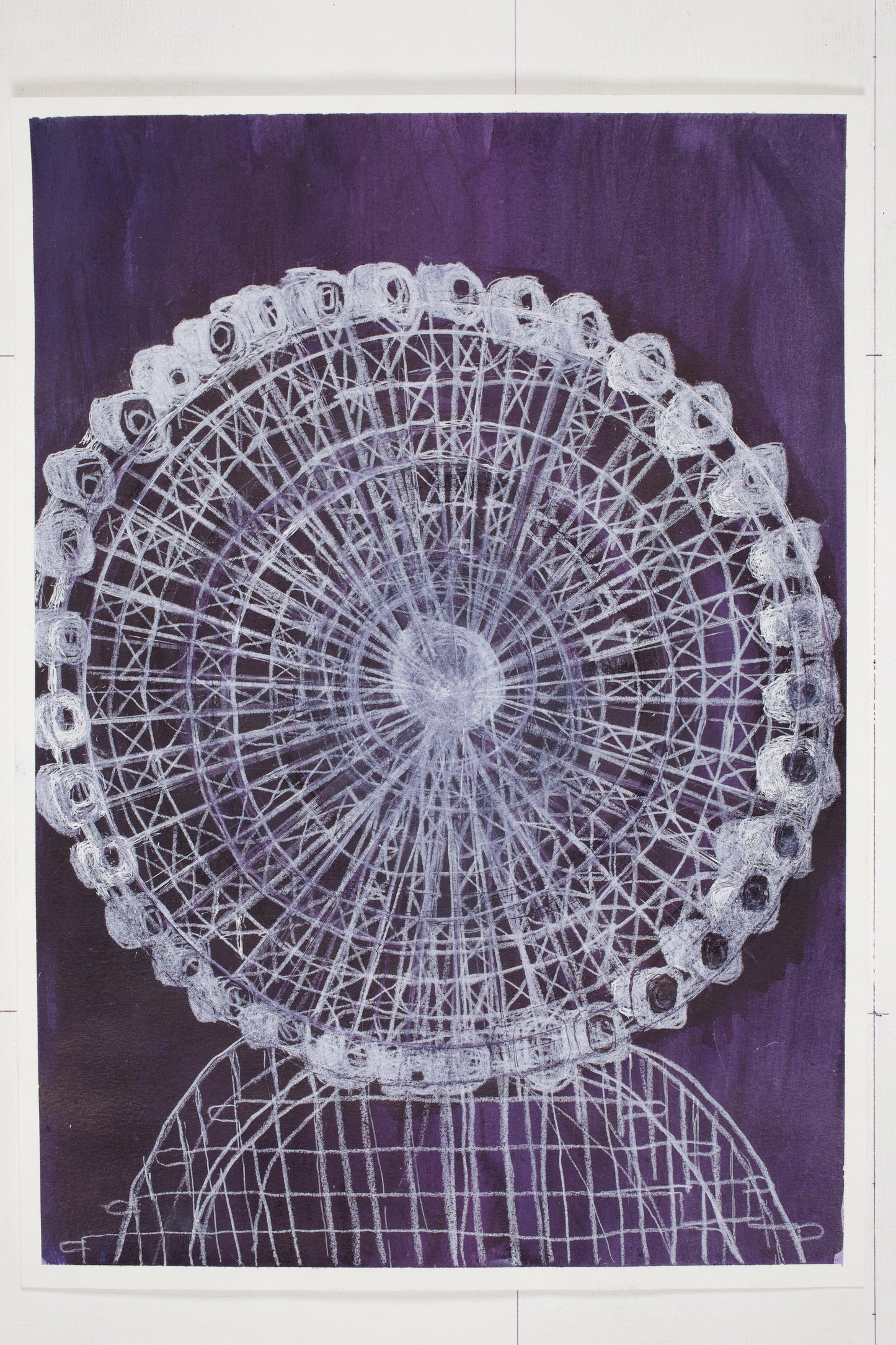 Seattle Wheel in WH. DC Night Time